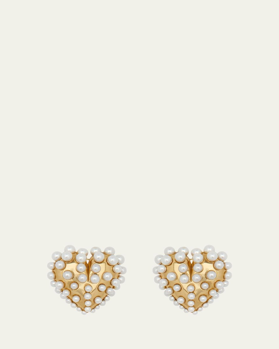 Pearly-Set Stud Earrings